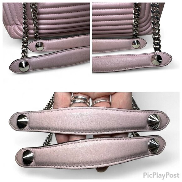 FENDI Dotcom Click Quilted Chain Shoulder Bag Peonia Pink (w detachable pouch) - Picture 9 of 16